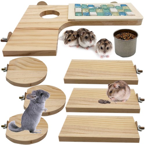 Niwaes wooden hamster cage - hamster,