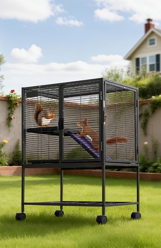 Small animal cage metal - animal, 34"