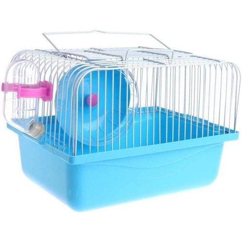Small pet hamster cage with - pet,