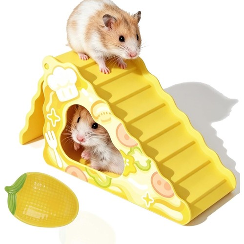 Hamster hideout house with - hamster,