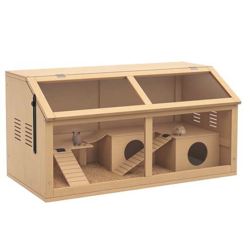 Pawhut wooden hamster - pawhut,