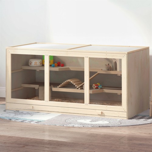 Large wooden hamster cage - hamster,