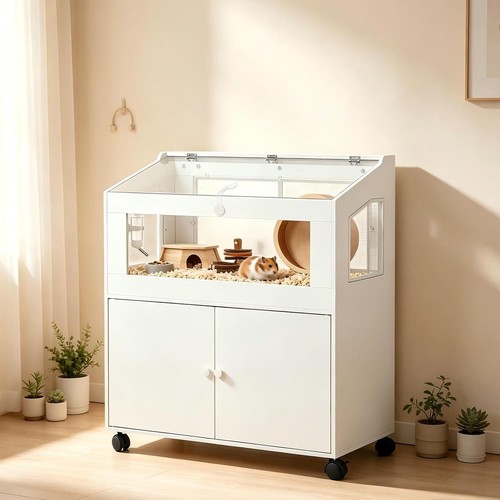 Hamster cage with storage - hamster,
