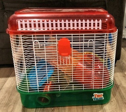 Pet hamster cage with - hamster, of