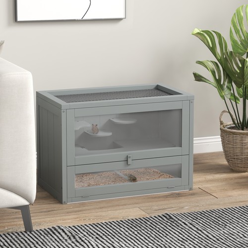 Level hamster cage with - 2-level,