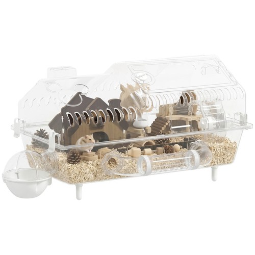 Hamster cage with - hamster,