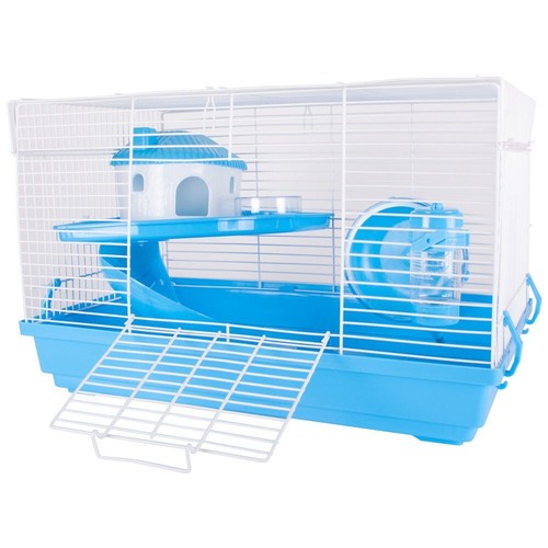 Blue starter hamster cage - ,