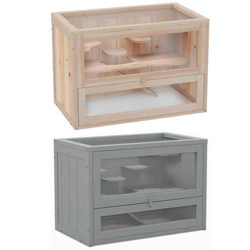 Pawhut level hamster cage - cage, &