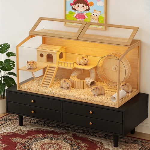Large hamster cage - large,