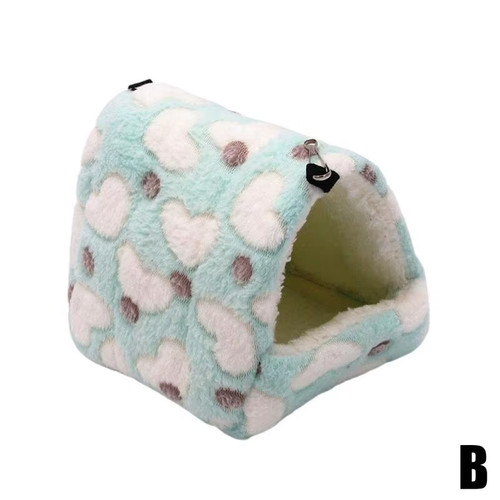 Warm hamster house soft beds - soft,