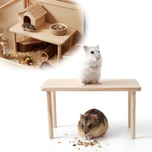 Hamster play wooden platform - hamster,