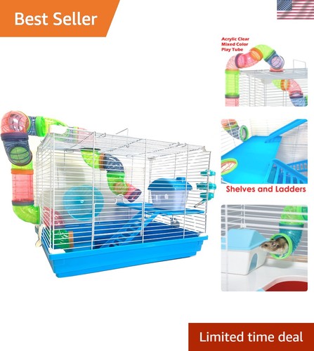 Elegant level blue hamster - 2-level,
