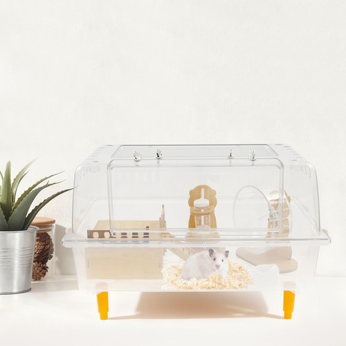 Hamster cage clear - hamster,