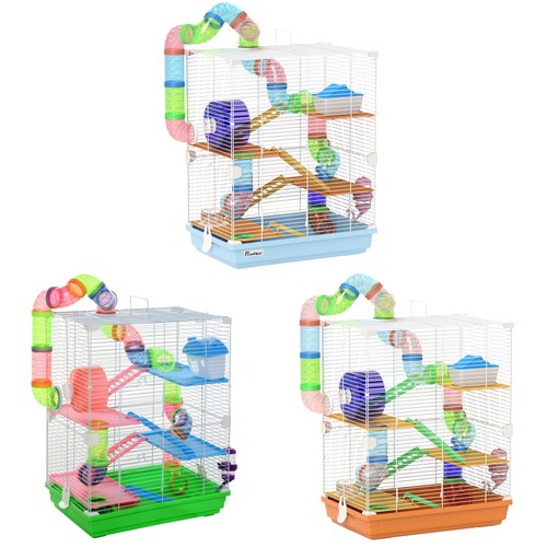 Pawhut tier hamster - pawhut, 5-tier