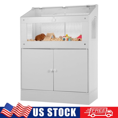 Large wooden hamster cage - large,