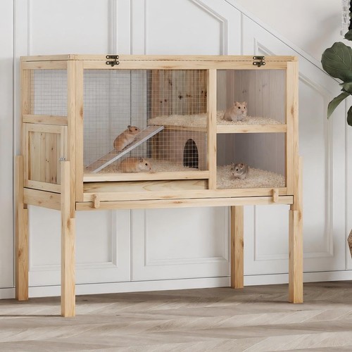 Wooden hamster cages large - hamster,