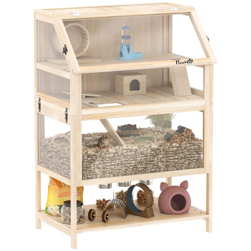 Wooden tier hamster - tier,