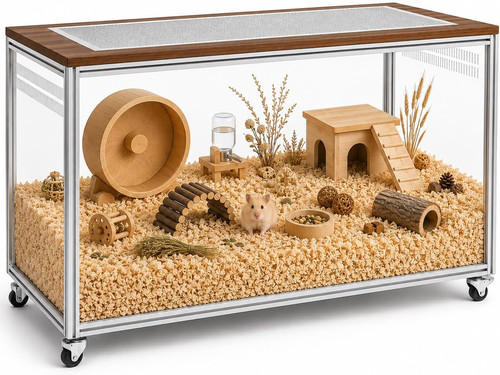 Large acrylic hamster - large,