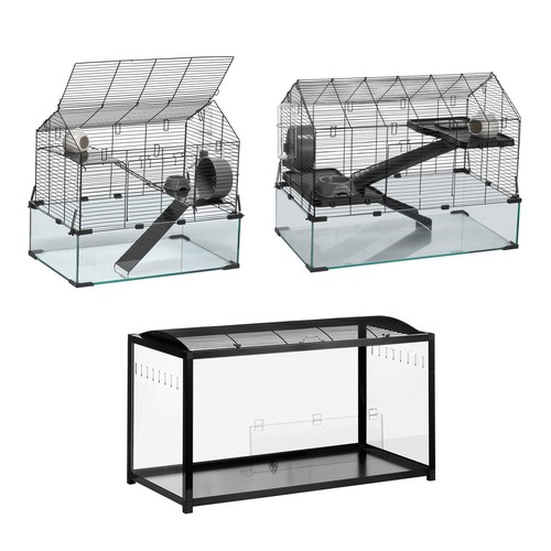Hamster cage habitat - hamster,
