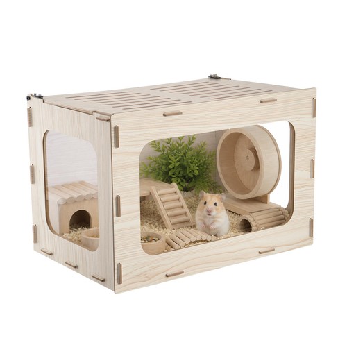 Vevor wooden hamster cage - wooden,