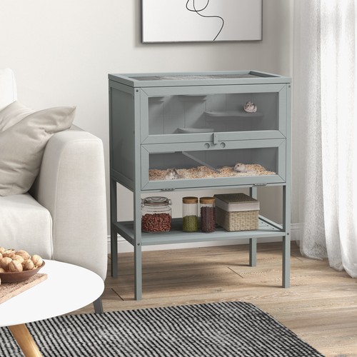 Tier wooden hamster cage - wooden,