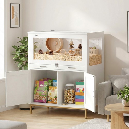 Hamster cage with storage - hamster,