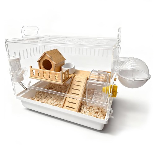 Acrylic hamster cage tier - acrylic,