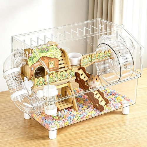 Layer acrylic hamster cage - 2-layer,
