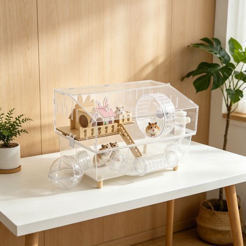 Hamster cage acrylic - hamster,
