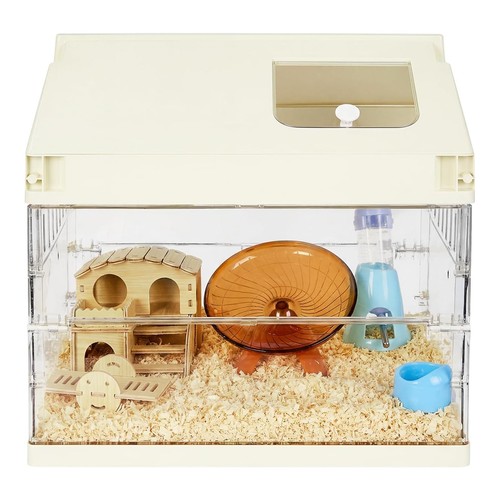 Acrylic hamster cage - in,