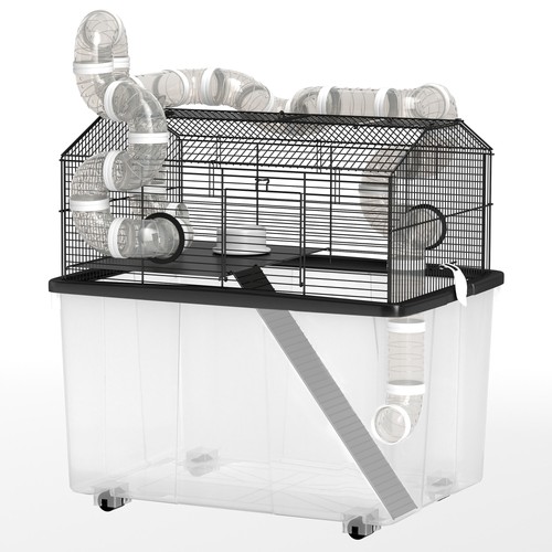 12in tier metal hamster cage - metal,